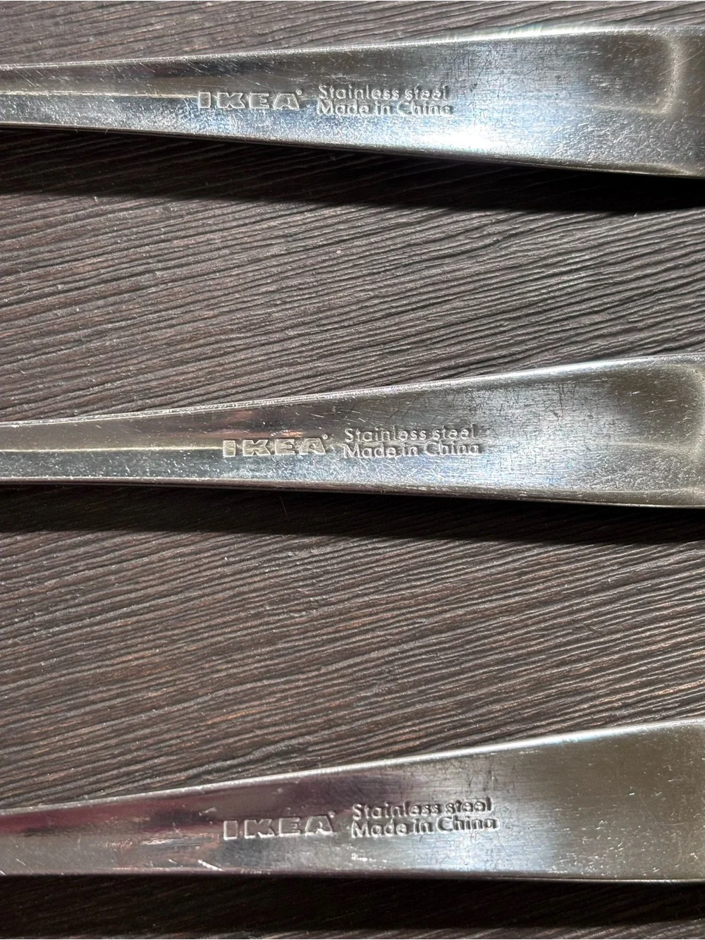 Lot 3 IKEA DRAGON Stainless Steel Salad Appetizer Forks Flatware Replacement